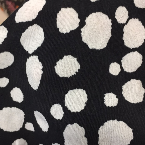 ZARA BLACK & WHITE POLKADOT SPOTTED PRINTED ELASTIC WAIST MIDI DRESS $69.90 - Picture 11 of 13